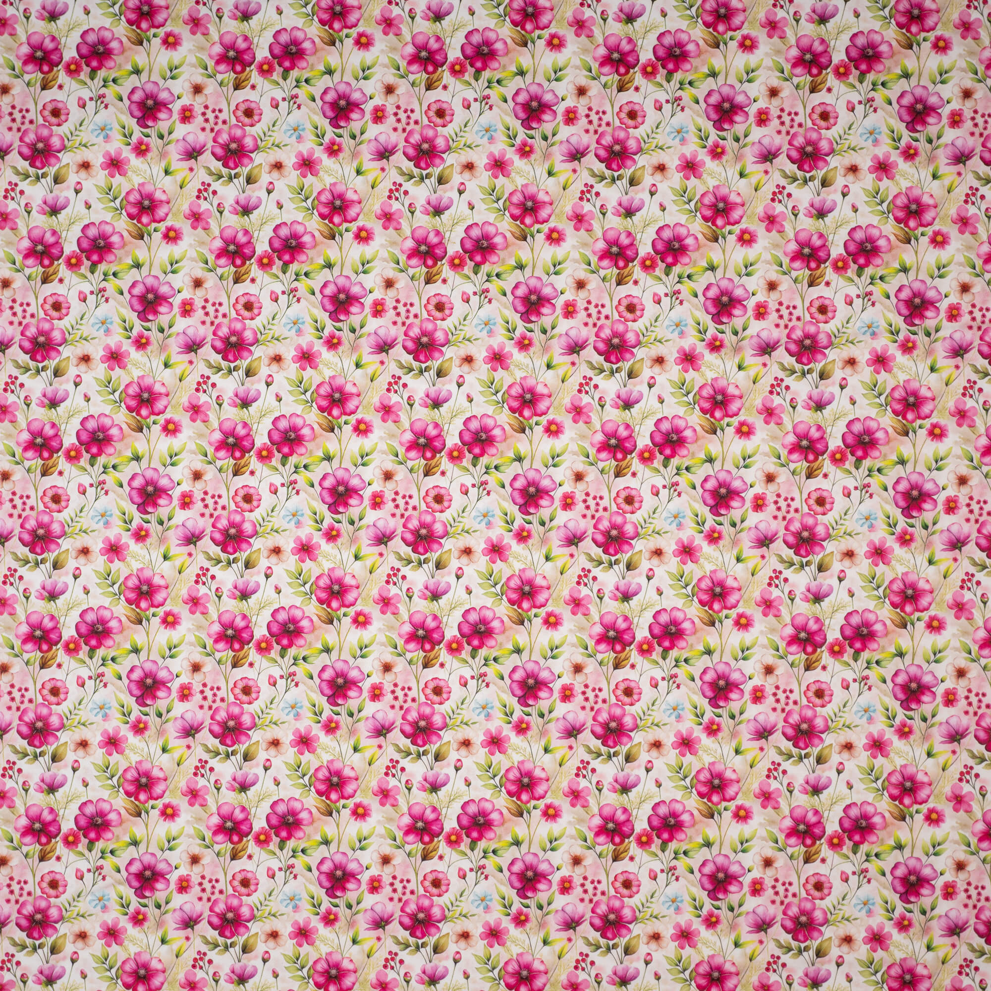 EP Pink Flowers Kunstleder