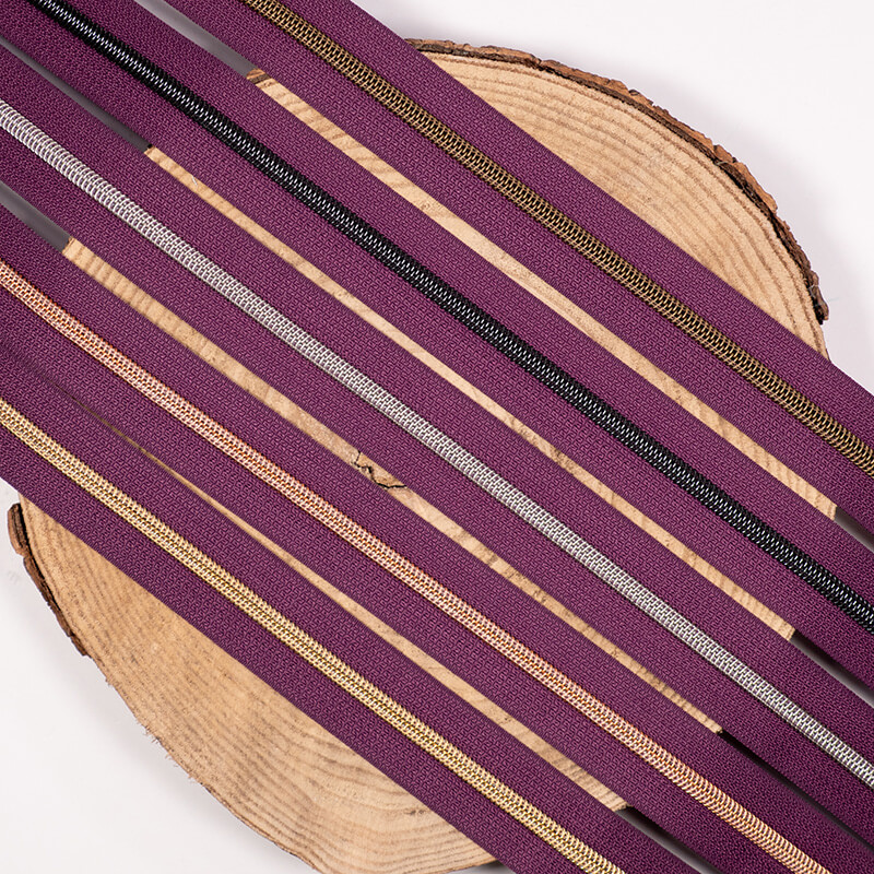 Endlos Reißverschluss Dark Purple 430