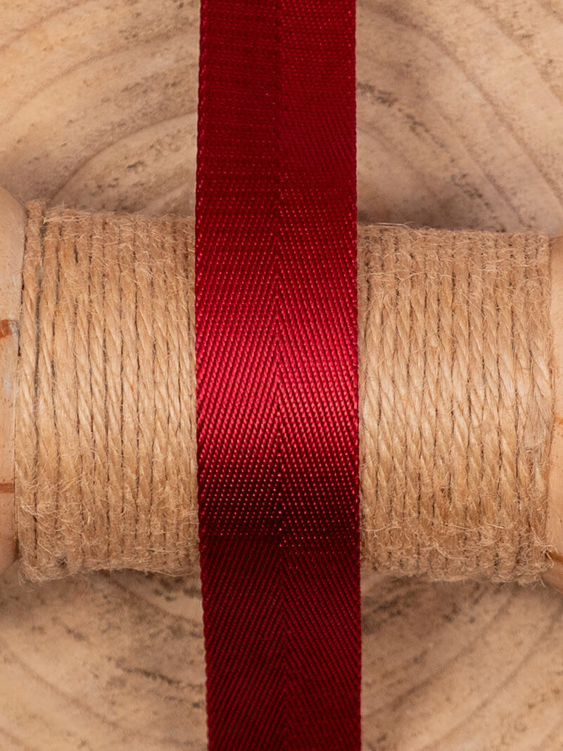 Gurtband Kaminrot 25mm