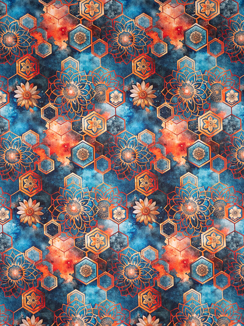 Vorbestellung EP Orblue Hexaflower