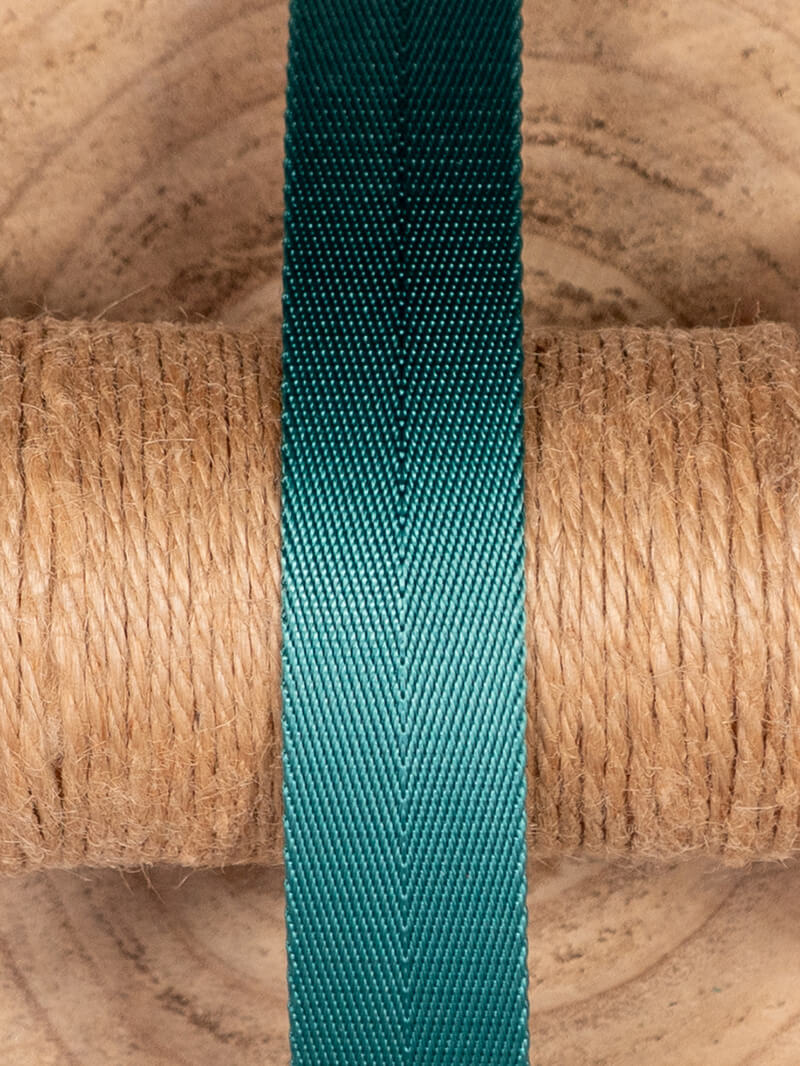 Gurtband Light Petrol 25mm